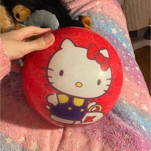 Vintage Hello Kitty bowling ball- three hole!
